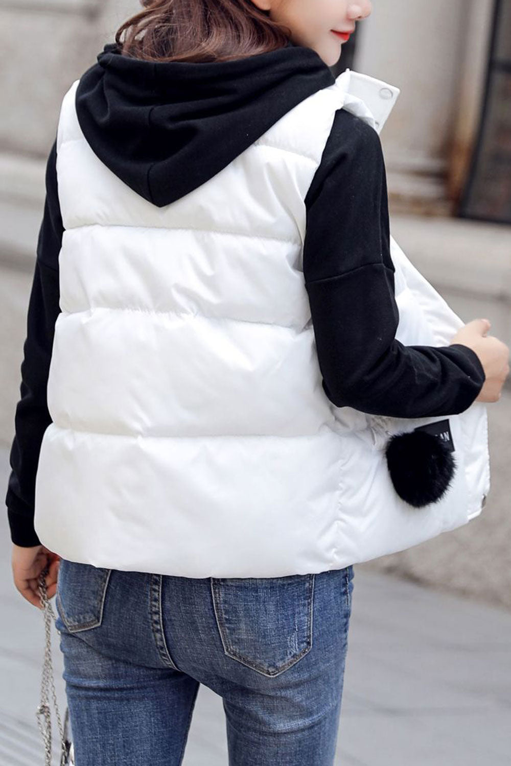 Women Beautiful Waist Length High Quality Winter Padded Jacket