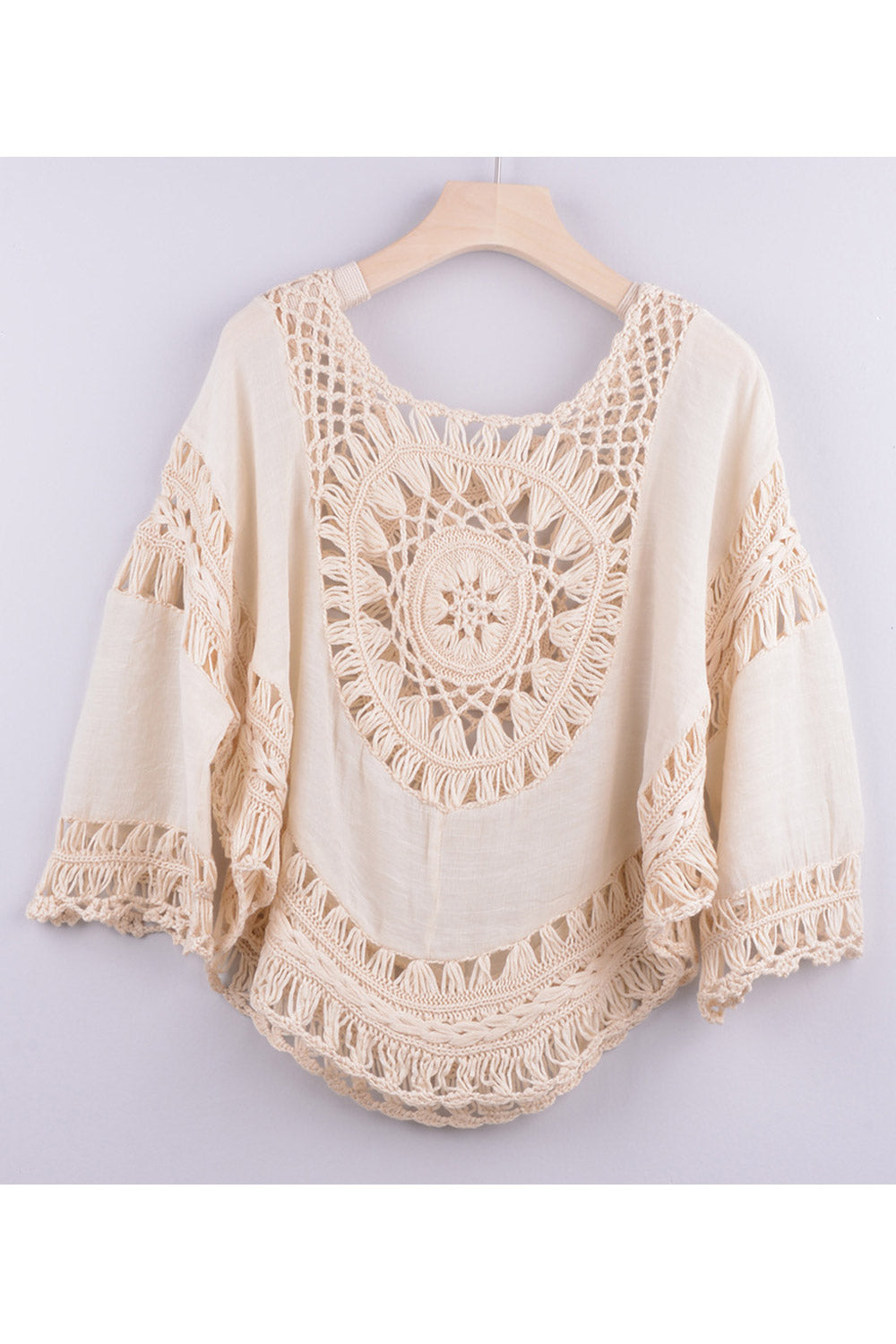 Women's Summer Cover Up White Crochet Hollow Out Swimsuit