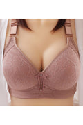 Women Plus Adjustable Straps Wire Free Cotton Back Closure Soft Foam Padded