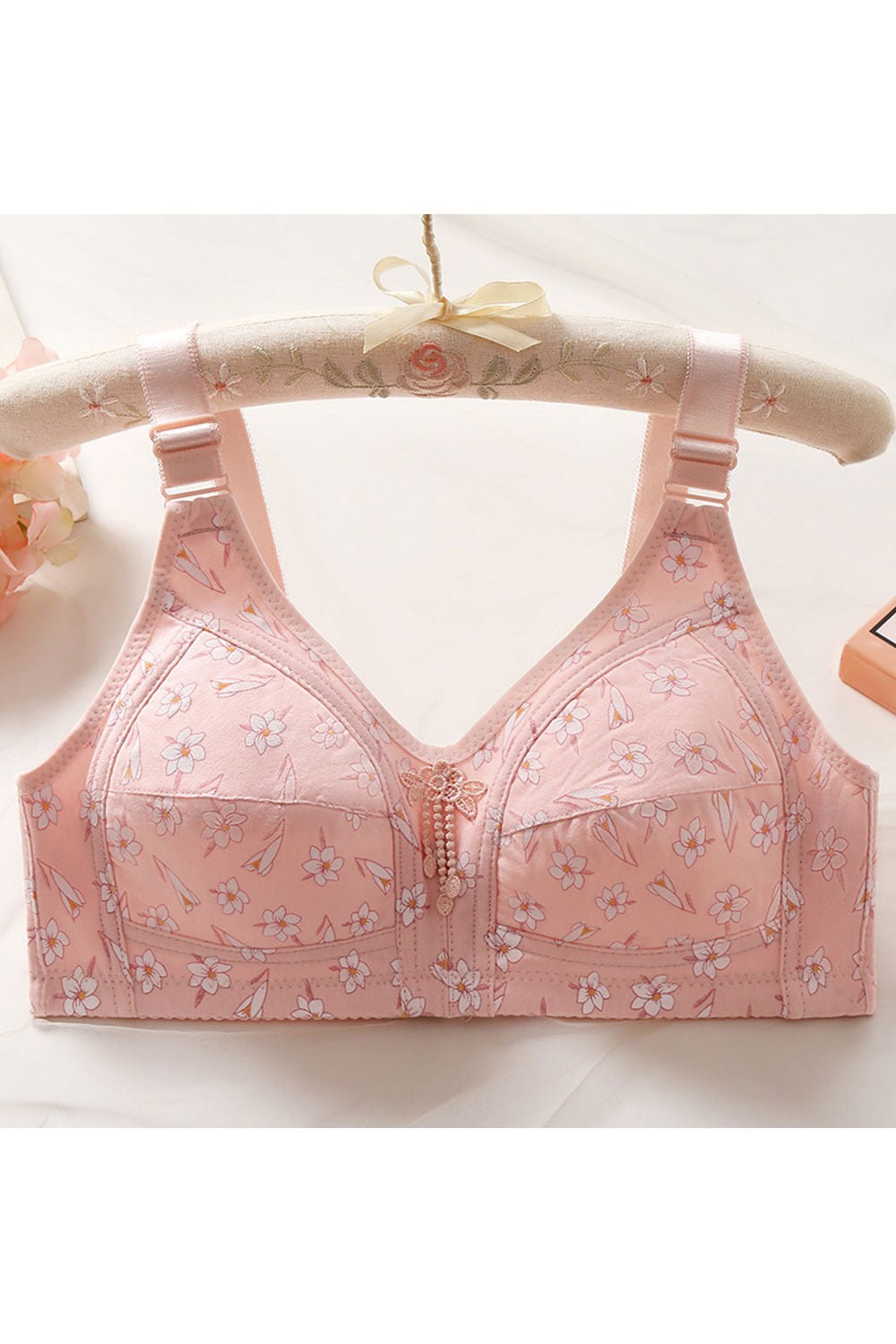 Women Plus Cotton Padded And Underwire Push Up Bra