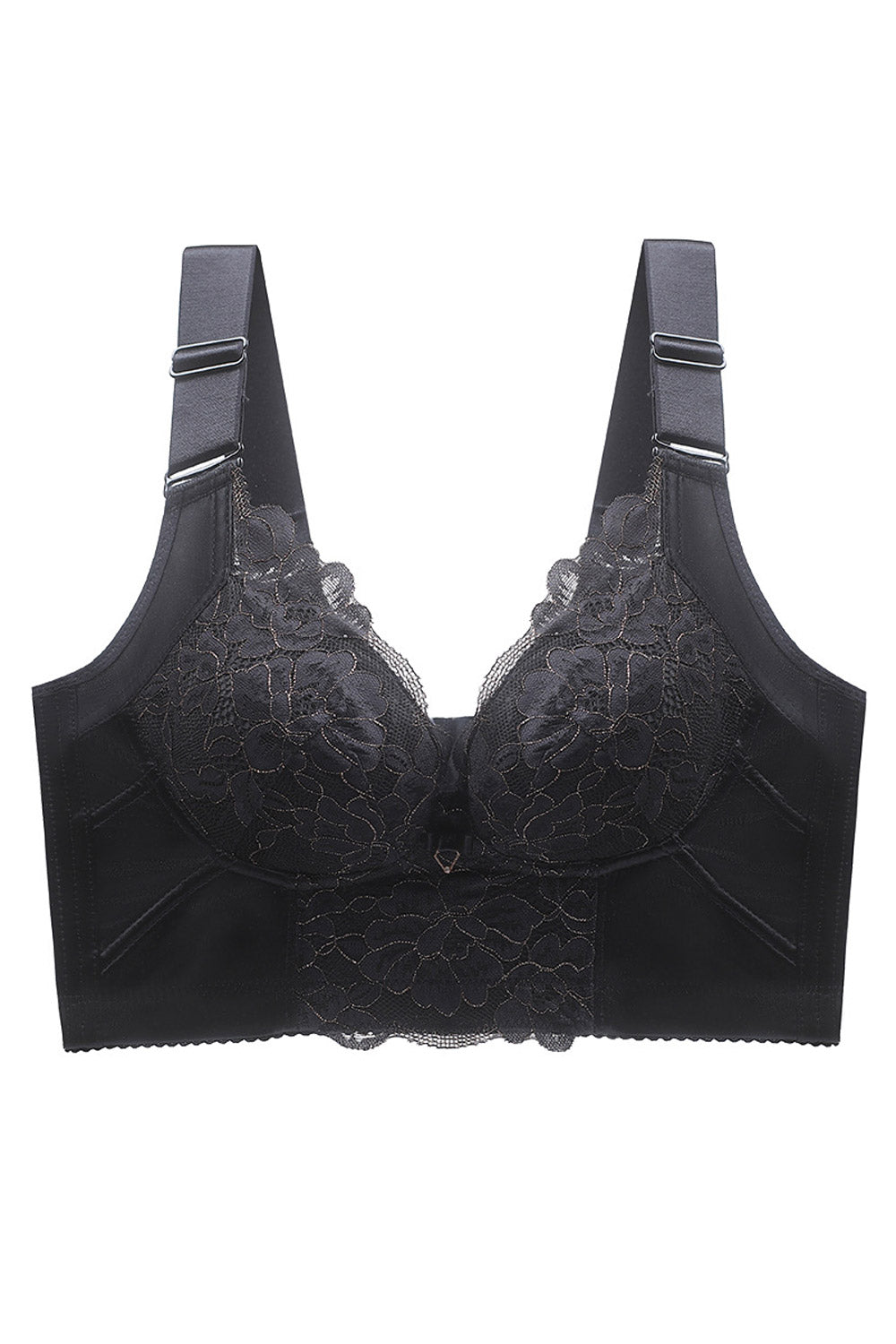 Women Plus Push Up Adjustable Bra Tube Top Sagging Breast Sports Bra