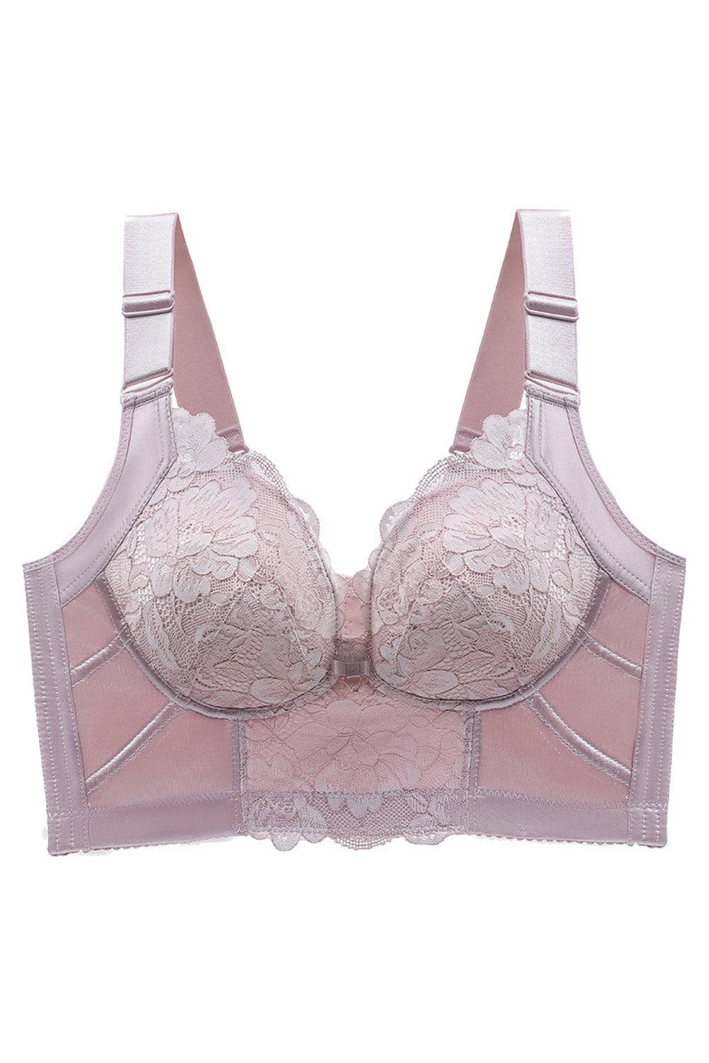 Women Plus Push Up Adjustable Bra Tube Top Sagging Breast Sports Bra