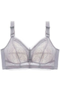 Womens Plus Comfortable Low Back Wire Lifting Deep U Shaped Plunge Backless Bra