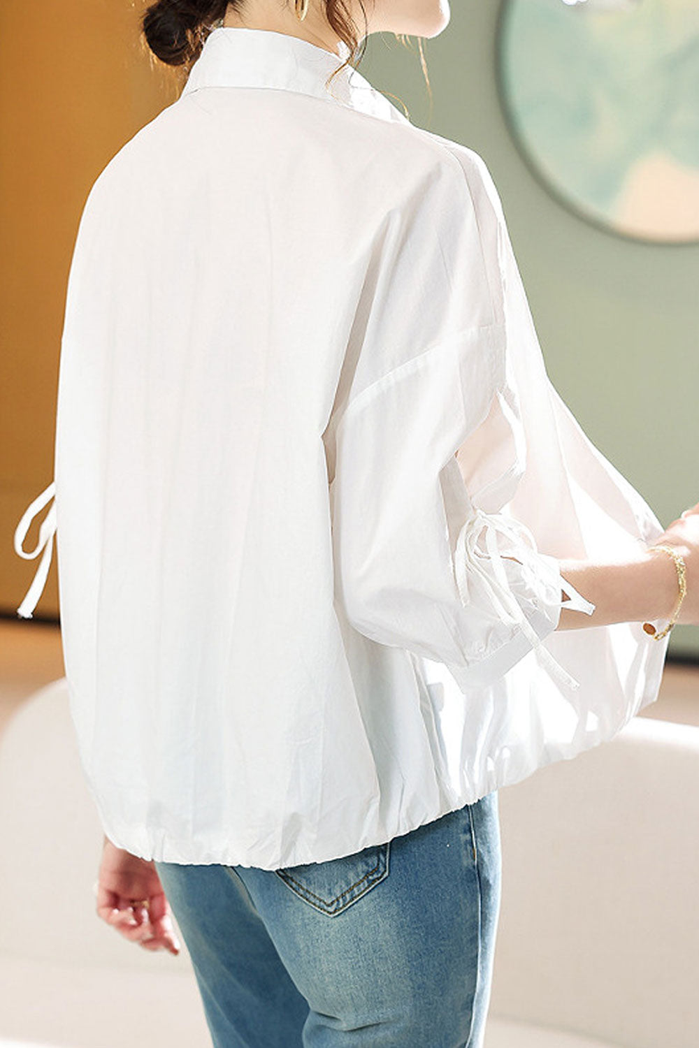 Women's Summer New Fashion Match Loose Casual Shirt Top