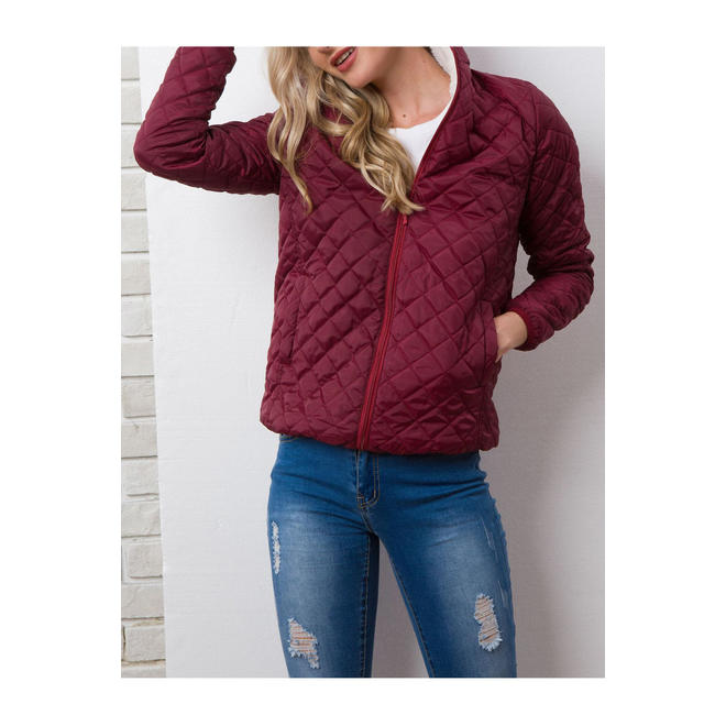 Women Warm Solid Color Hooded Jacket