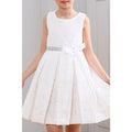 Women Round Neck 3/4 Sleeve Printed Party Dress