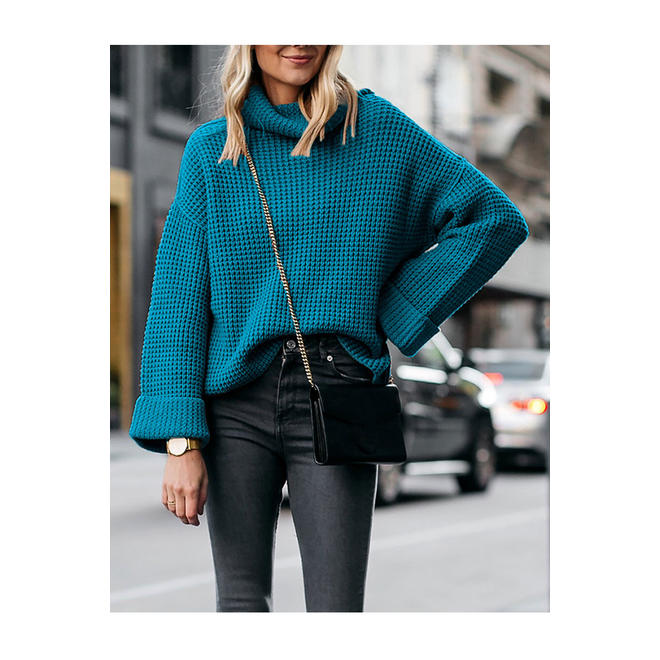 Women Classy Loose Fit Style Warm Sweater