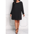 Women Casual Wear Solid Pattern Easily Wearable Qualited Fabric Crafted Loose Fit Dress