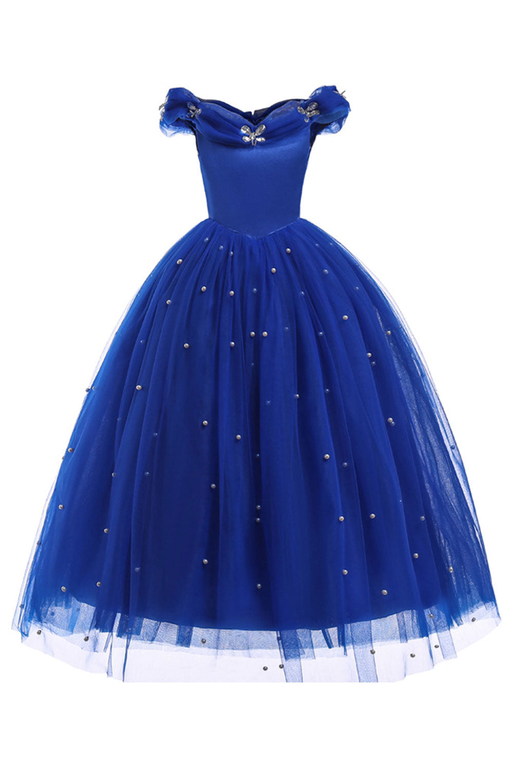 Kids Girls Sleeveless Ball Gown Cinderella Dress
