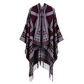 Women Fabulous Lattice Pattern Thick Comfortable Cashmere Material Winter Shawl
