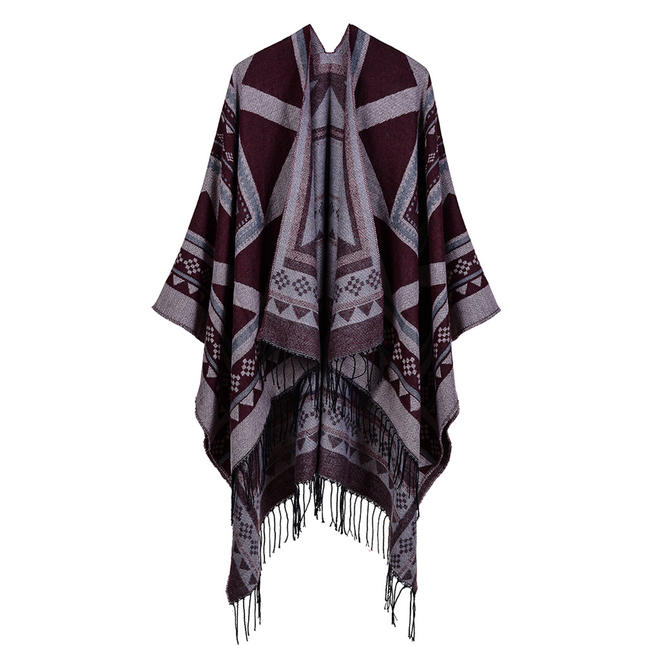 Women Fabulous Lattice Pattern Thick Comfortable Cashmere Material Winter Shawl