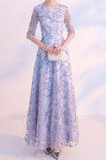 Women Slim & Stylish Decorated Evening Party Dress