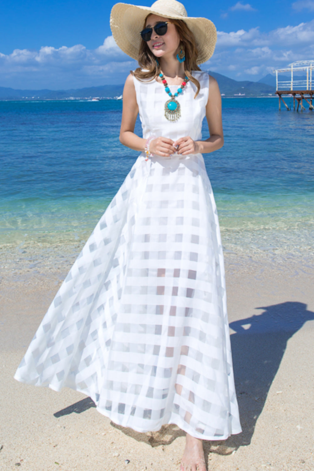 Women's Sleeves New Fashion Jacquard Dress
