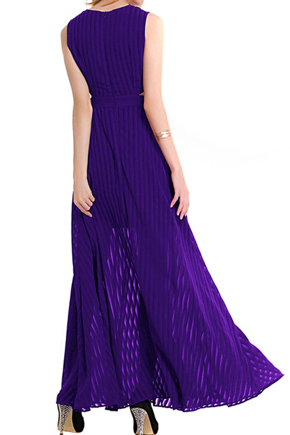 Women A-Line Long Maxi Evening Dress