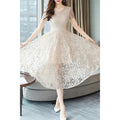 Women V-Neck Small Sleeve Floral Dress