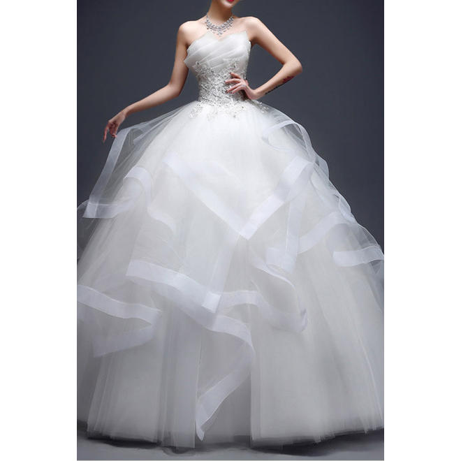 Women Off Neck charming Ball Gown Dress