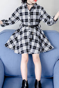 Kids Girls Restful Round Neck Beautiful Lace Pattern Summer Sleeveless Party Dress