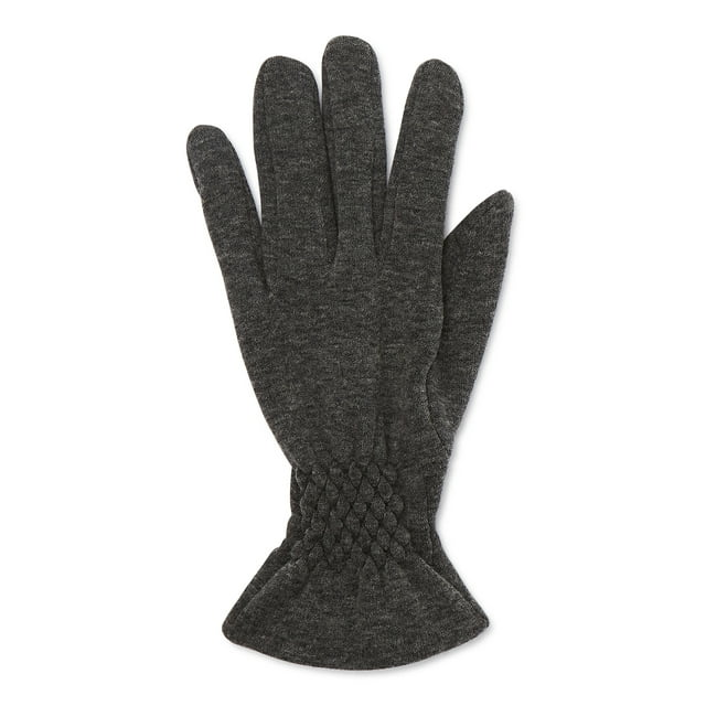 Women’s Winter Driving Gloves Dark Heather Grey ZB058