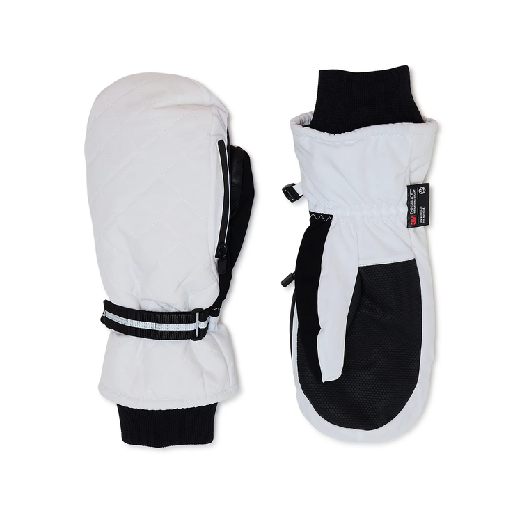 Women's Ski Mitten Winter White ZB059