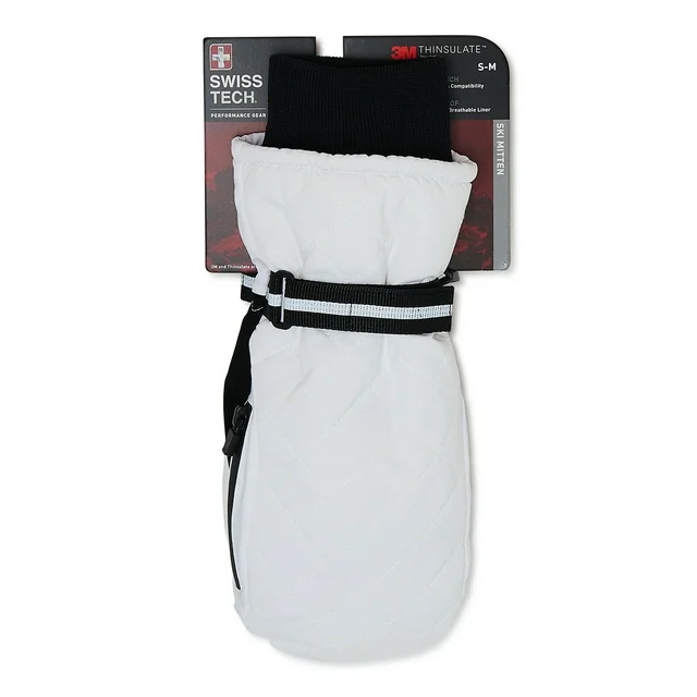 Women's Ski Mitten Winter White ZB059