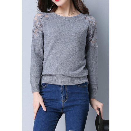 Women Solid Colored High Neck Stylish Sweater