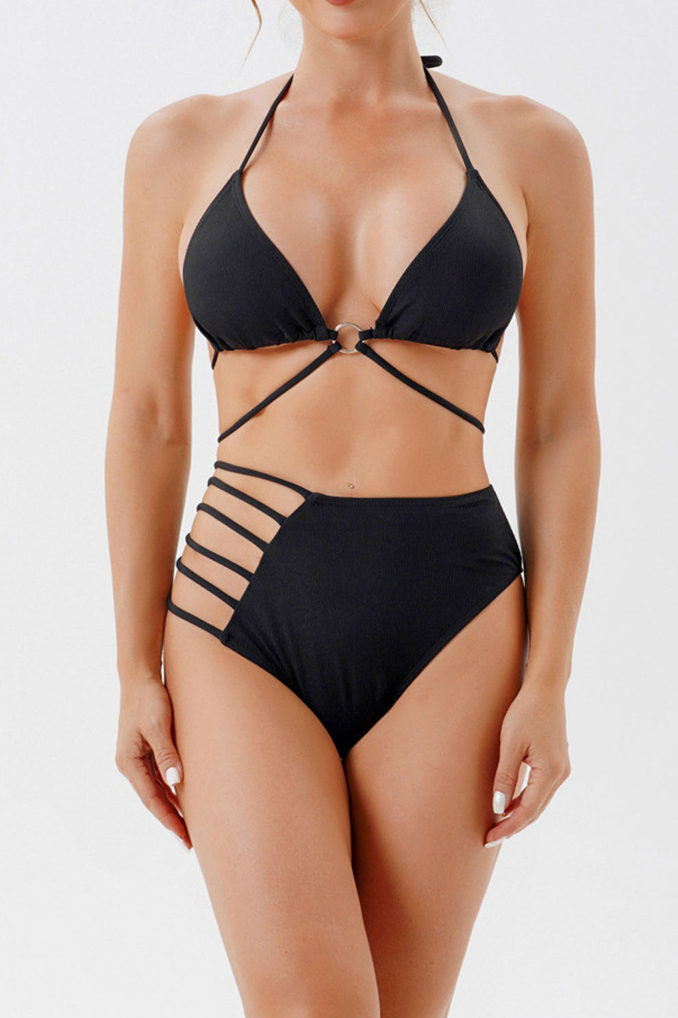 New split swimsuit multi-color women's swimwear large size bikini small fresh bikini swimsuit