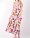 Women's VERY J Tropical Printed Cami Midi Dress