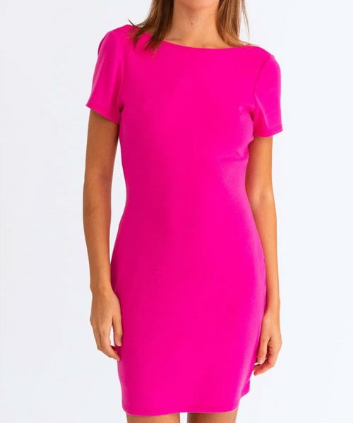 Women's Le Lis Short Sleeve Low Back Mini Dress