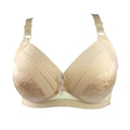 Women Plus Back Closure Wirefree Everyday Bras Bralette Push Up Brassiere