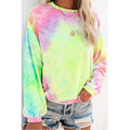 women round neck and long sleeves sweatshirt