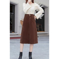 A winter wearing skirt designed for women