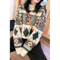 Women long sleeves high neck sweater