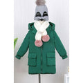 Kids' Stylish Green Winter Jacket