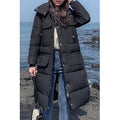 Women Thicken Cotton Padded Zip Up Winter Jacket