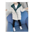 Little girls Cute embroidered Loose fit jacket