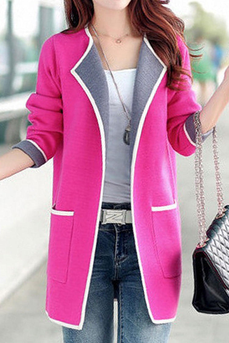 Women Warm Winter Long Sleeved Cardigan