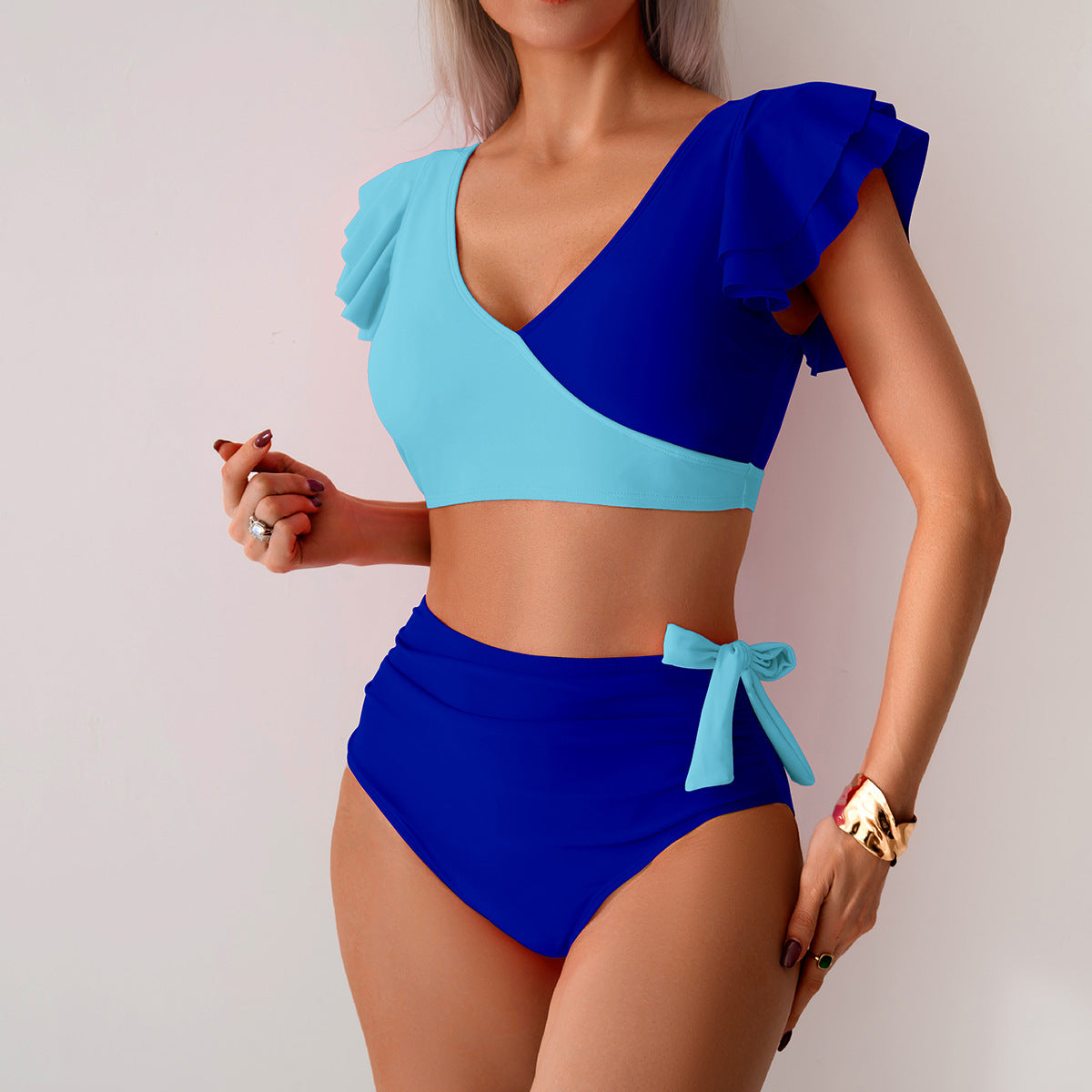 Women's Bikini Split Swimsuit (6)