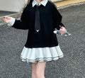 Girls' Long-Sleeve Knit Dress (5)