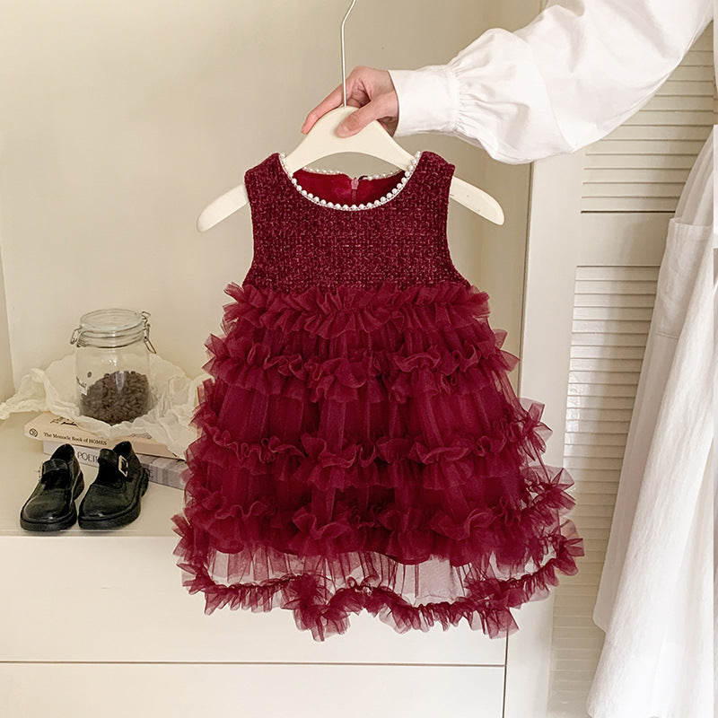 Girls' Long-Sleeve Knit Dress (7)