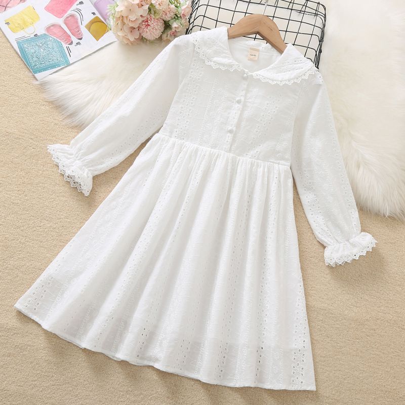 Girls' Long-Sleeve Knit Dress (9)