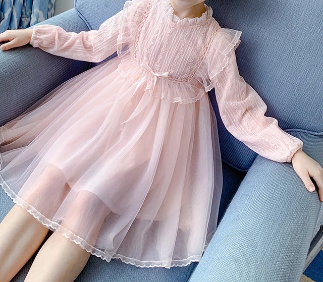 Girls' Long-Sleeve Knit Dress (11)