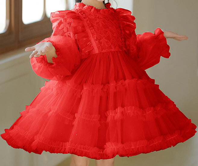 Girls' Long-Sleeve Knit Dress (15)
