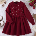 Girls' Long-Sleeve Knit Dress (22)