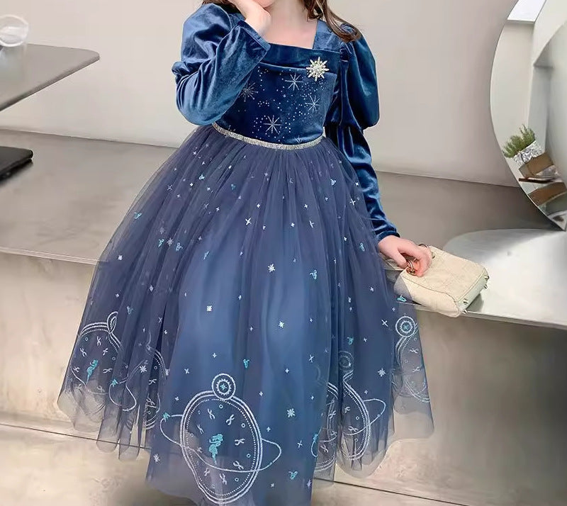 Girls' Long-Sleeve Knit Dress (31)