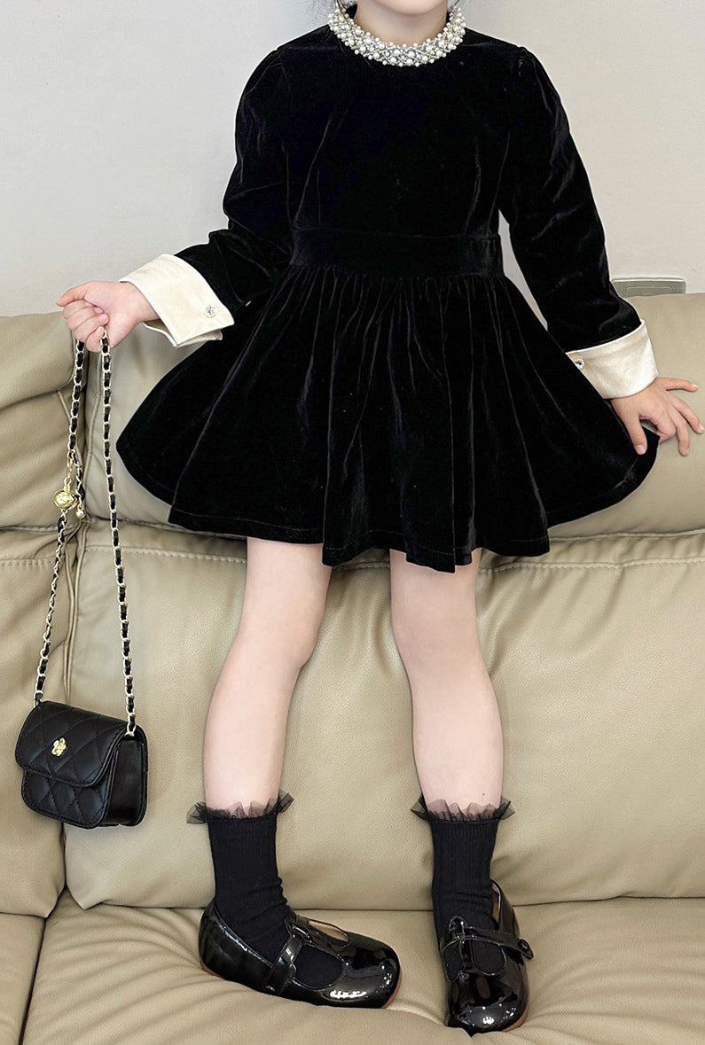 Toddler Long-Sleeve Knit Dress (9)