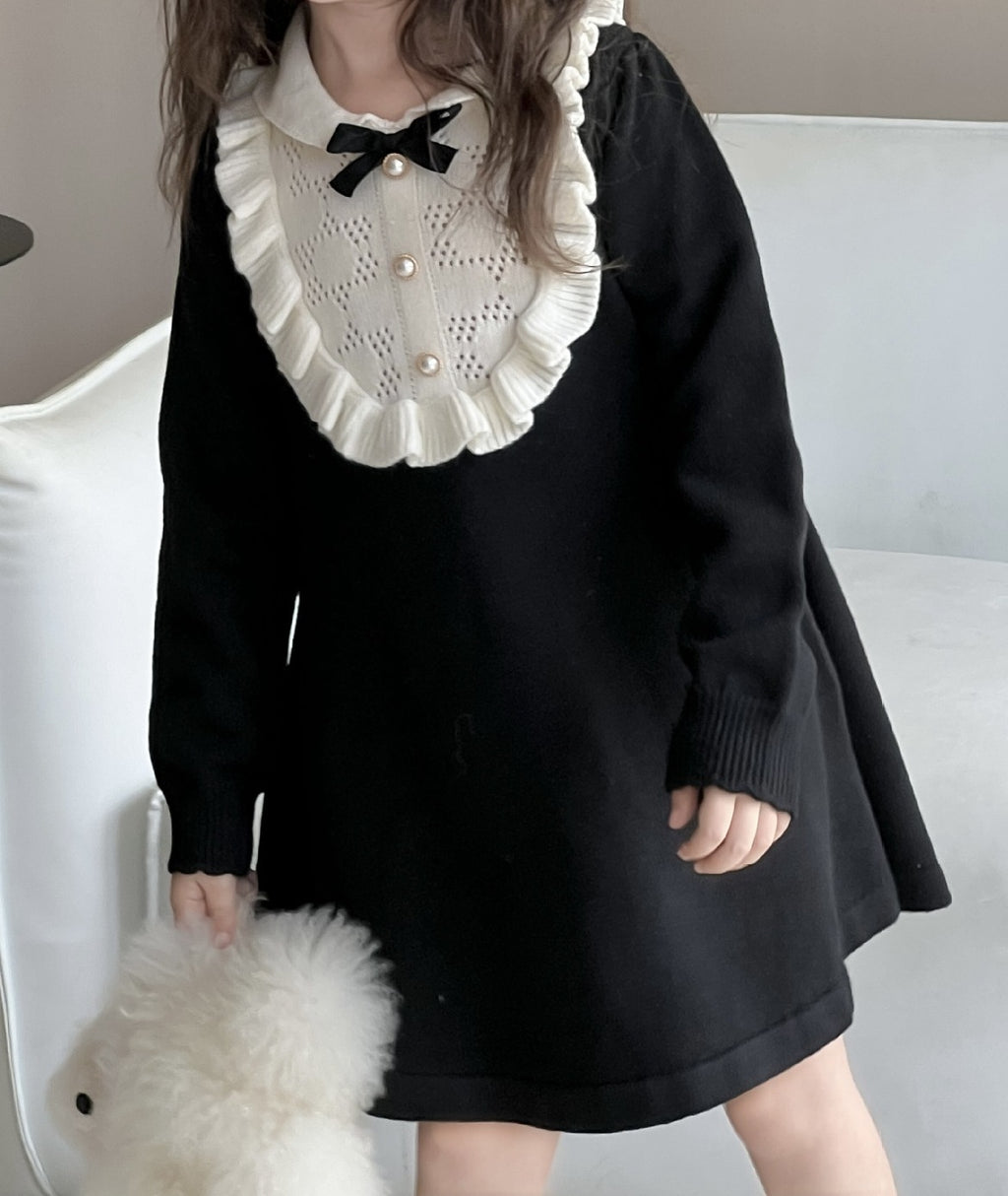 Girls' Long-Sleeve Knit Dress (26)