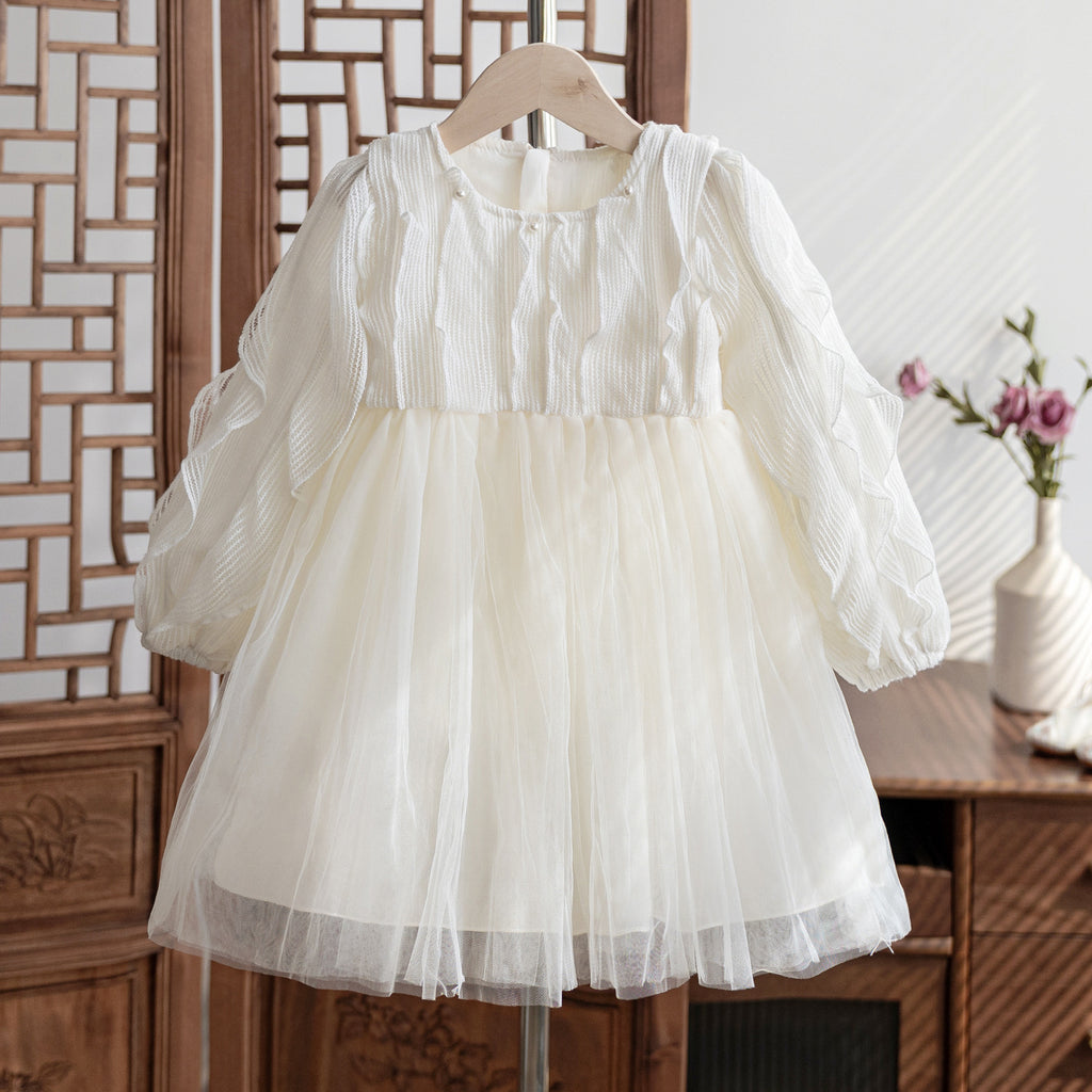 Girls' Long-Sleeve Knit Dress (8)