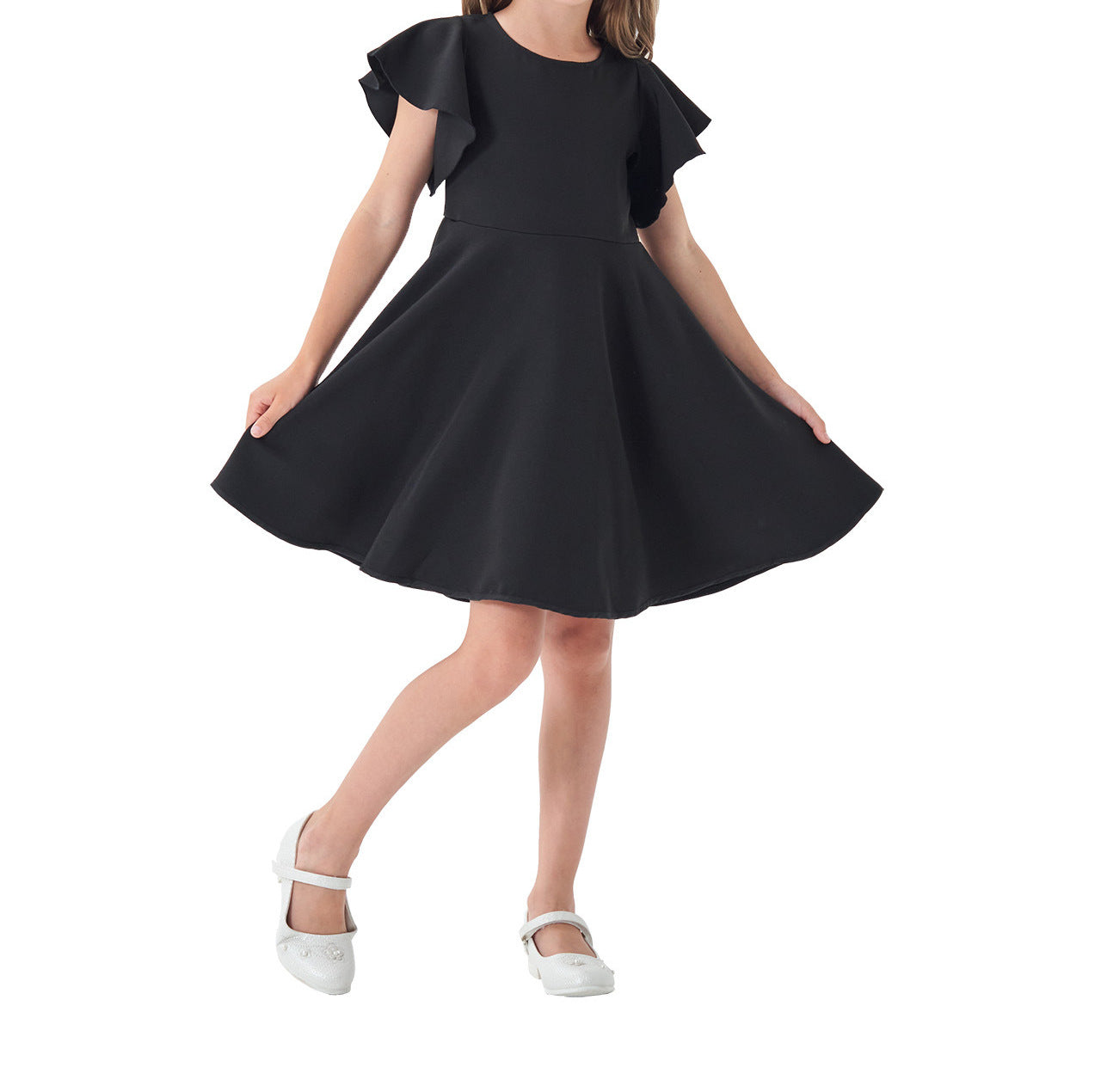 Girls' Long-Sleeve Knit Dress (23)