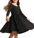 Girls' Long-Sleeve Knit Dress (16)