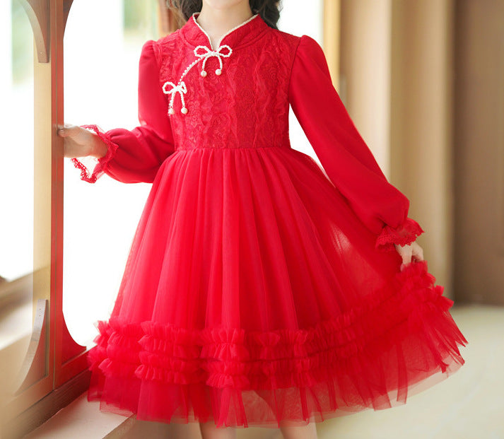 Toddler Long-Sleeve Knit Dress (7)
